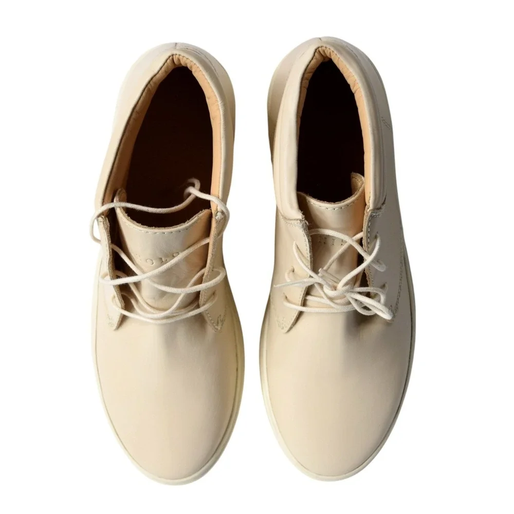 Nisolo Mens 10.5 Bone Leather Emilio Chukka Boots Vibram Sole Sneaker Mid Top Nisolo Mens 10.5 Bone Leather Emilio Chukka Boots Vibram  main image 2